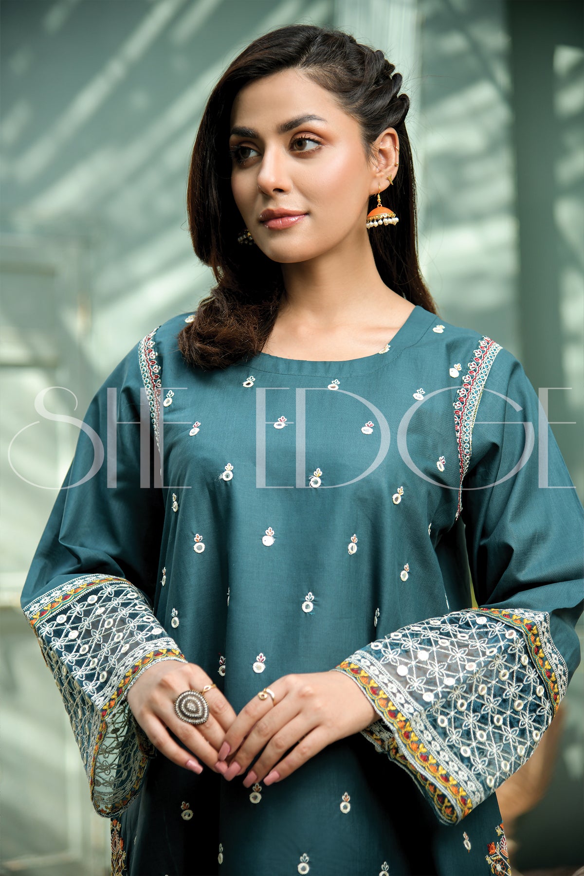 2 Piece Stitched Embroidered Suit -  Summers 2023