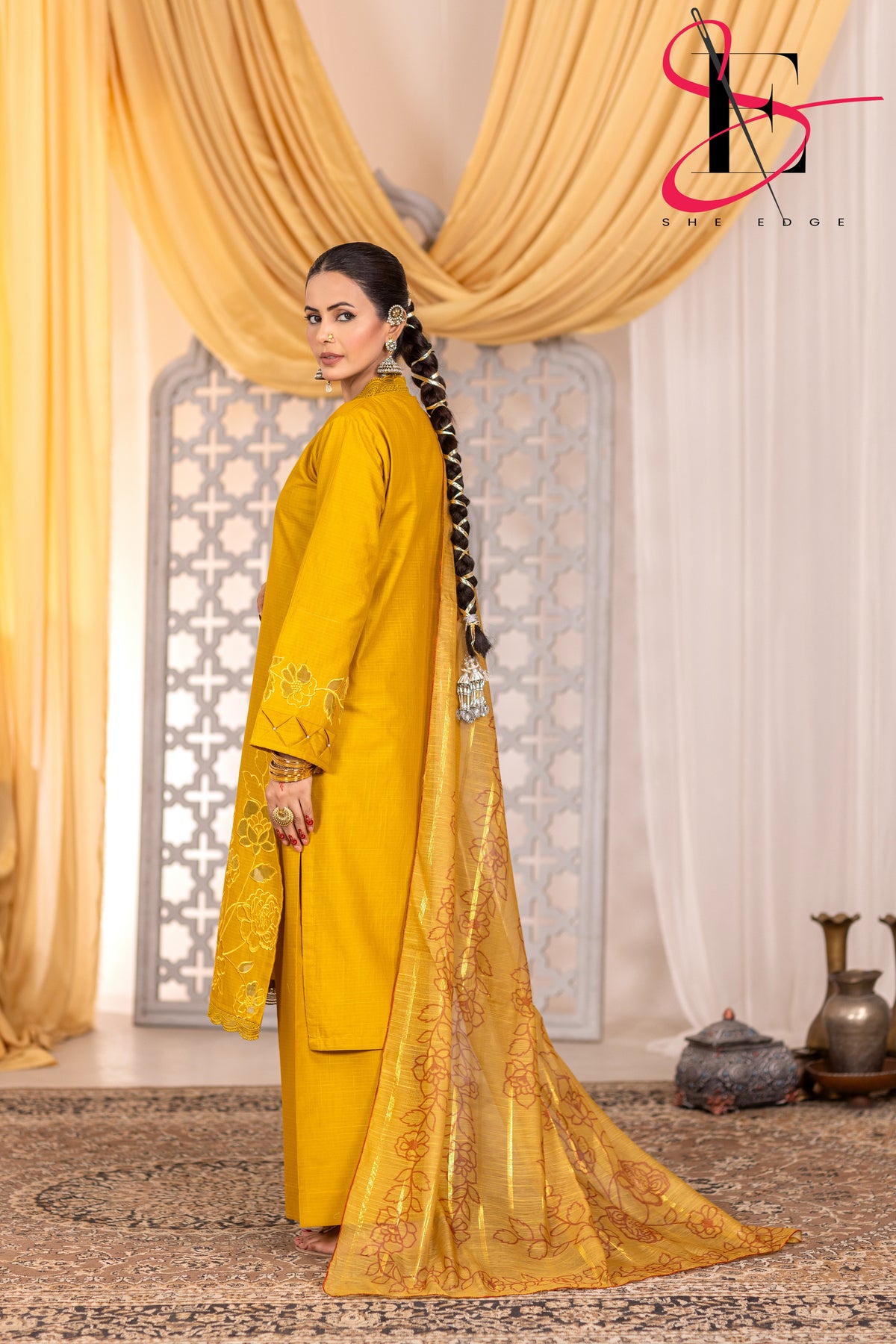 Three Piece Stitched Embroidered Suit - Summers 2025