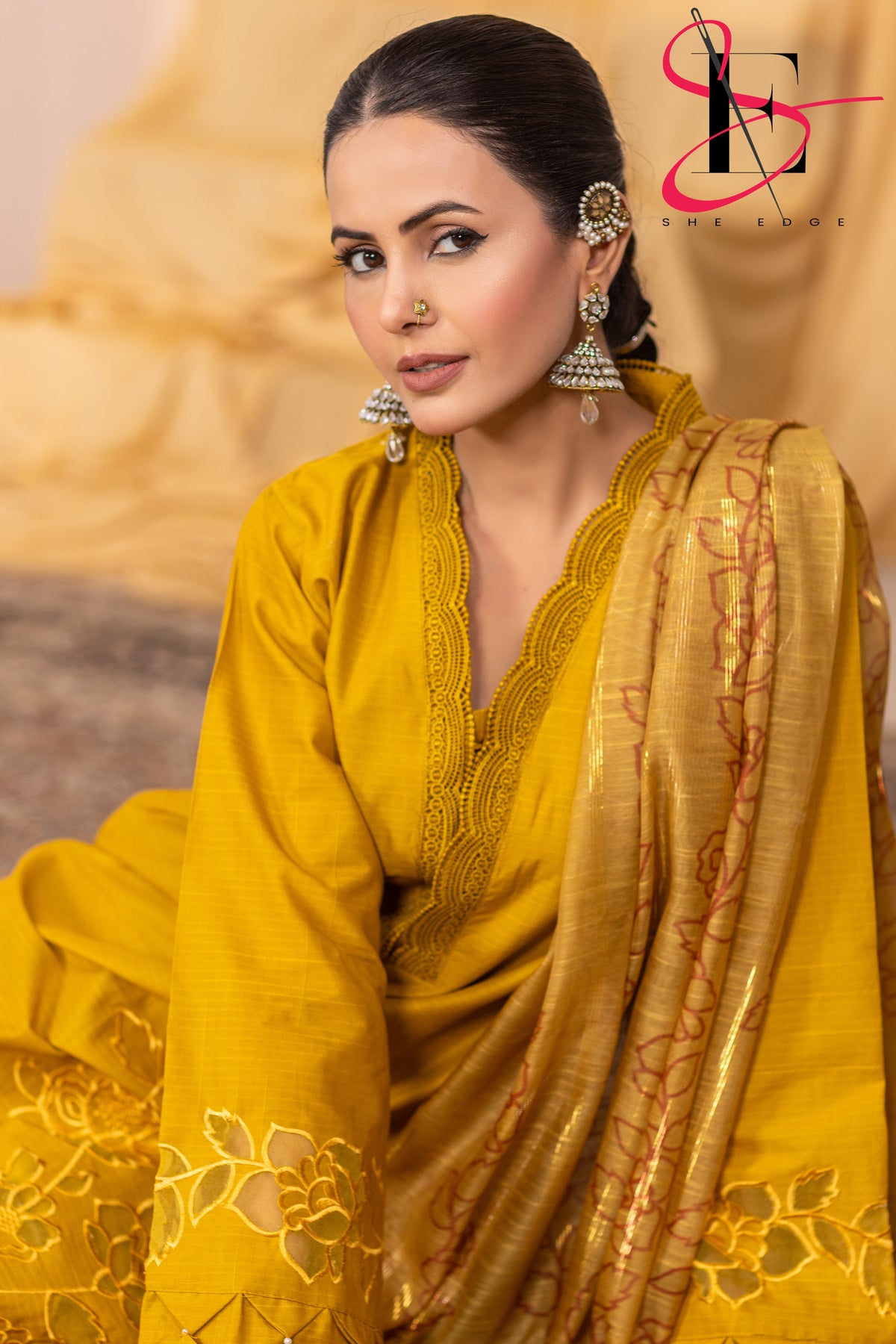 Three Piece Stitched Embroidered Suit - Summers 2025