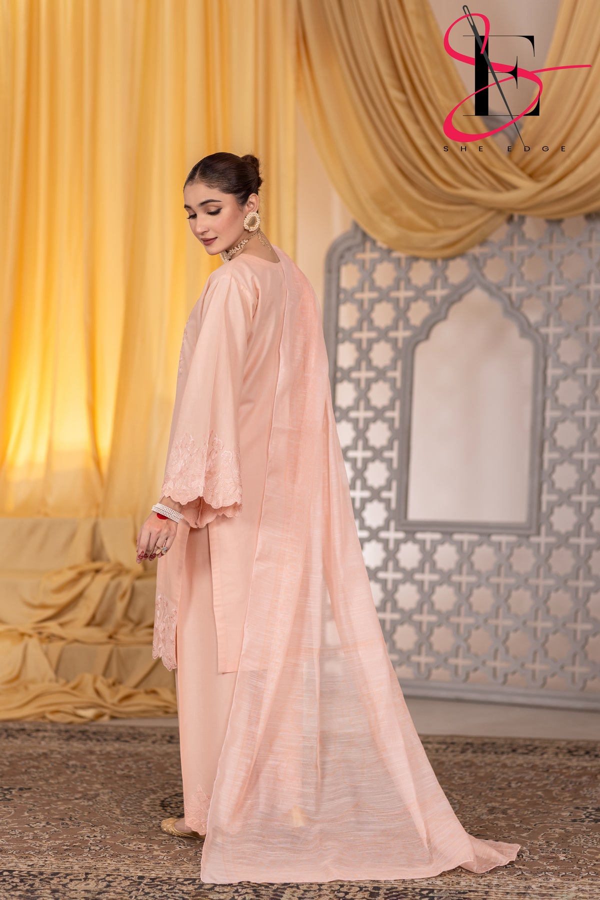 Three Piece Stitched Embroidered Suit - Summers 2025