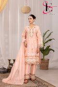 Three Piece Stitched Embroidered Suit - Summers 2025