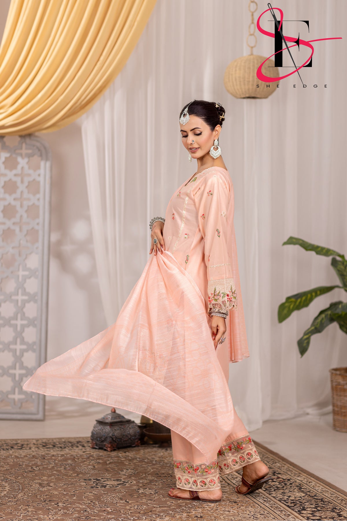 Three Piece Stitched Embroidered Suit - Summers 2025