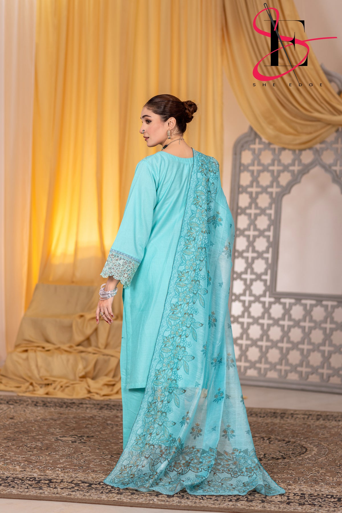 Three Piece Stitched Embroidered Suit - Summers 2025