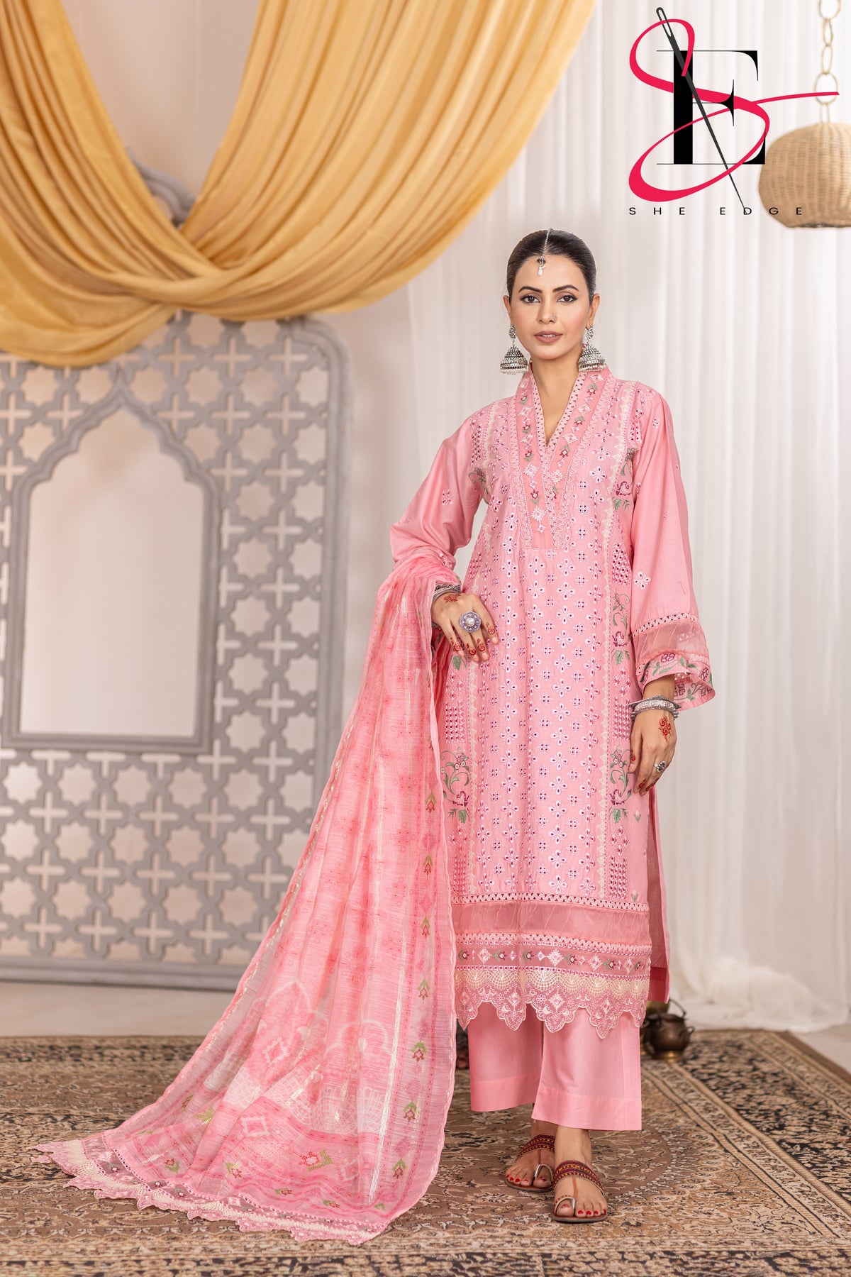 Three Piece Stitched Embroidered Suit - Summers 2025