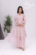 Three Piece Stitched Embroidered Suit Festive Collection - Summers 2026