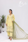 Three Piece Stitched Embroidered Suit Festive Collection - Summers 2026