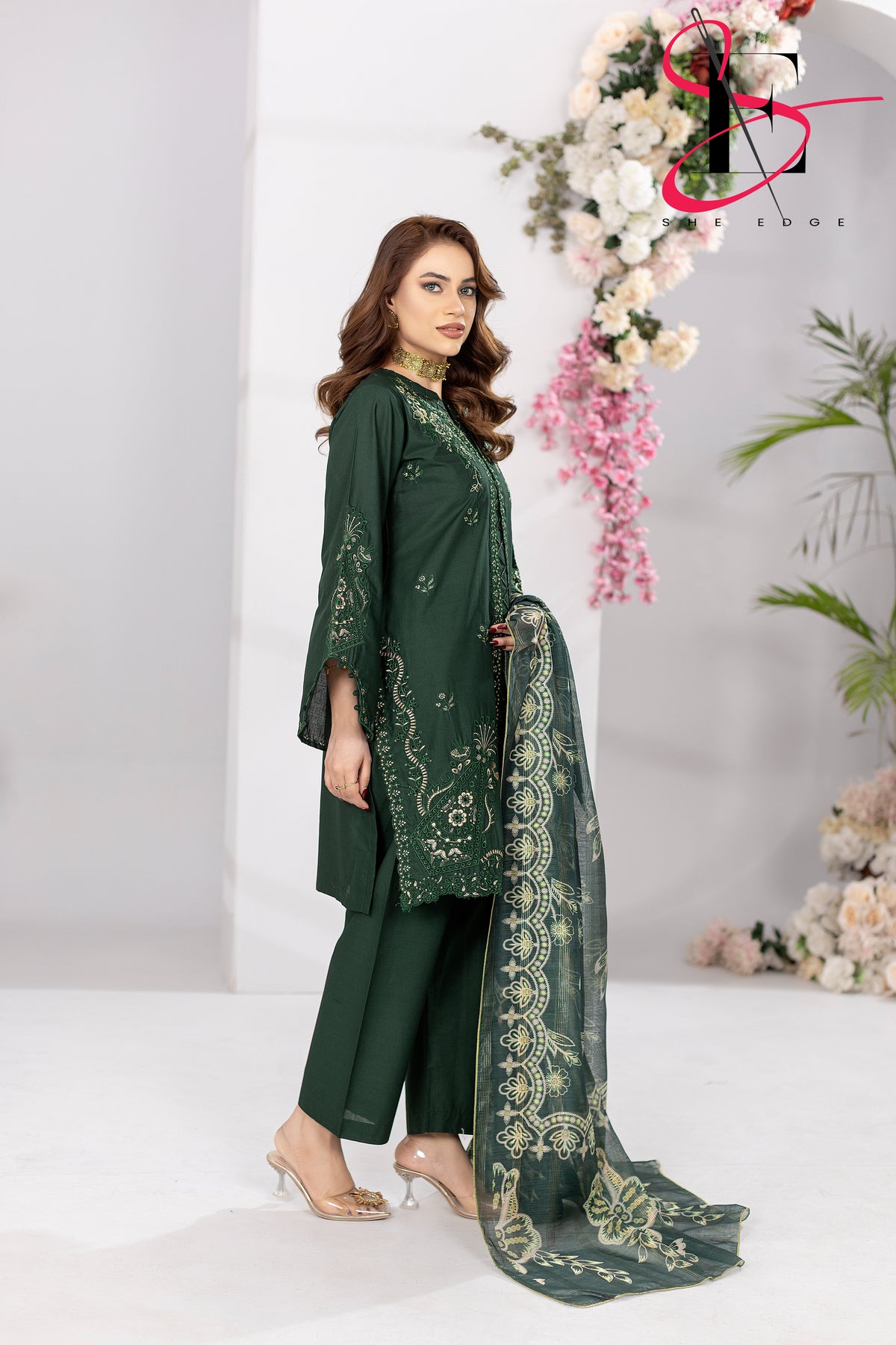 Three Piece Stitched Embroidered Suit - Summers 2025