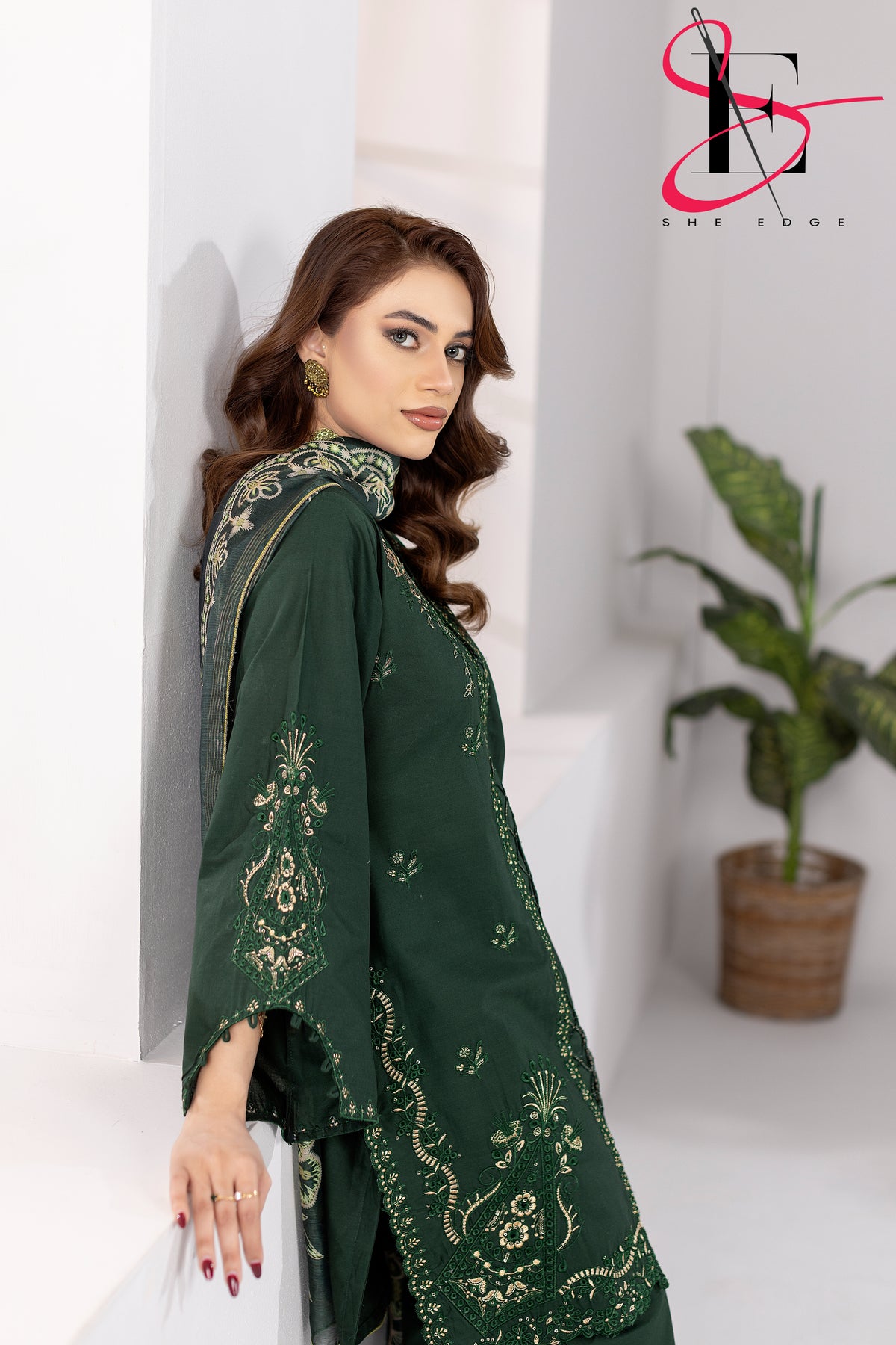 Three Piece Stitched Embroidered Suit - Summers 2025