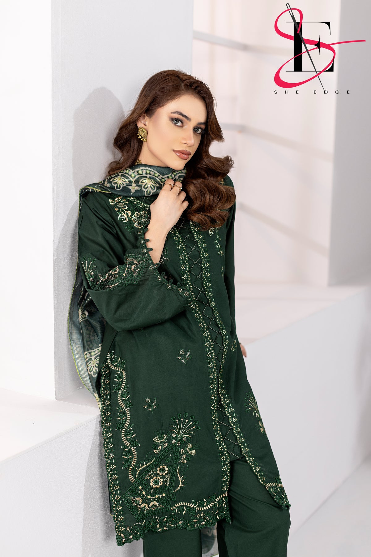 Three Piece Stitched Embroidered Suit - Summers 2025