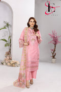 Three Piece Stitched Embroidered Suit - Summers 2025