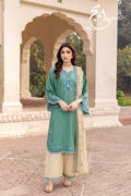 Three Piece Stitched Embroidered Suit Festive Collection - Summers 2026