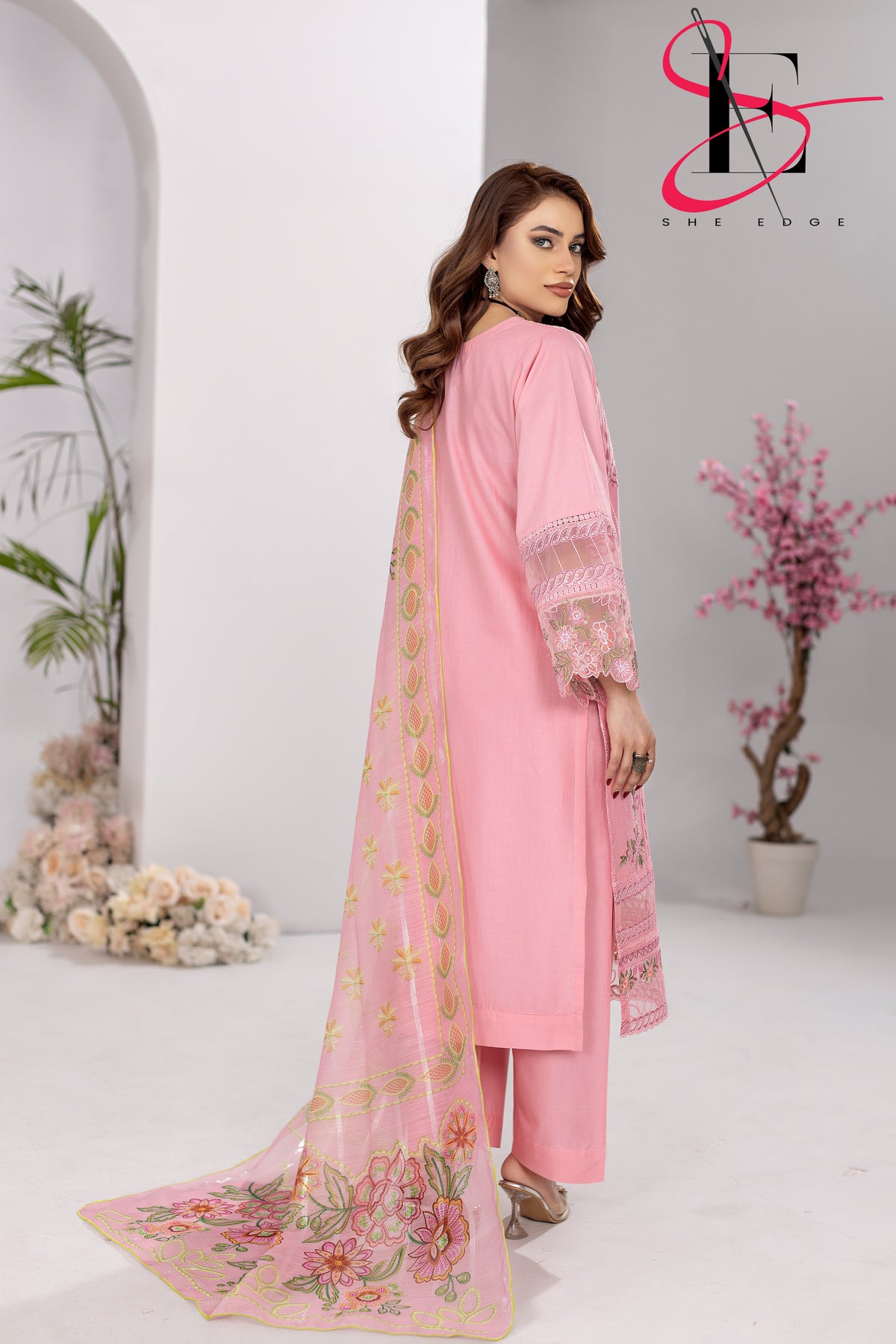 Three Piece Stitched Embroidered Suit - Summers 2025