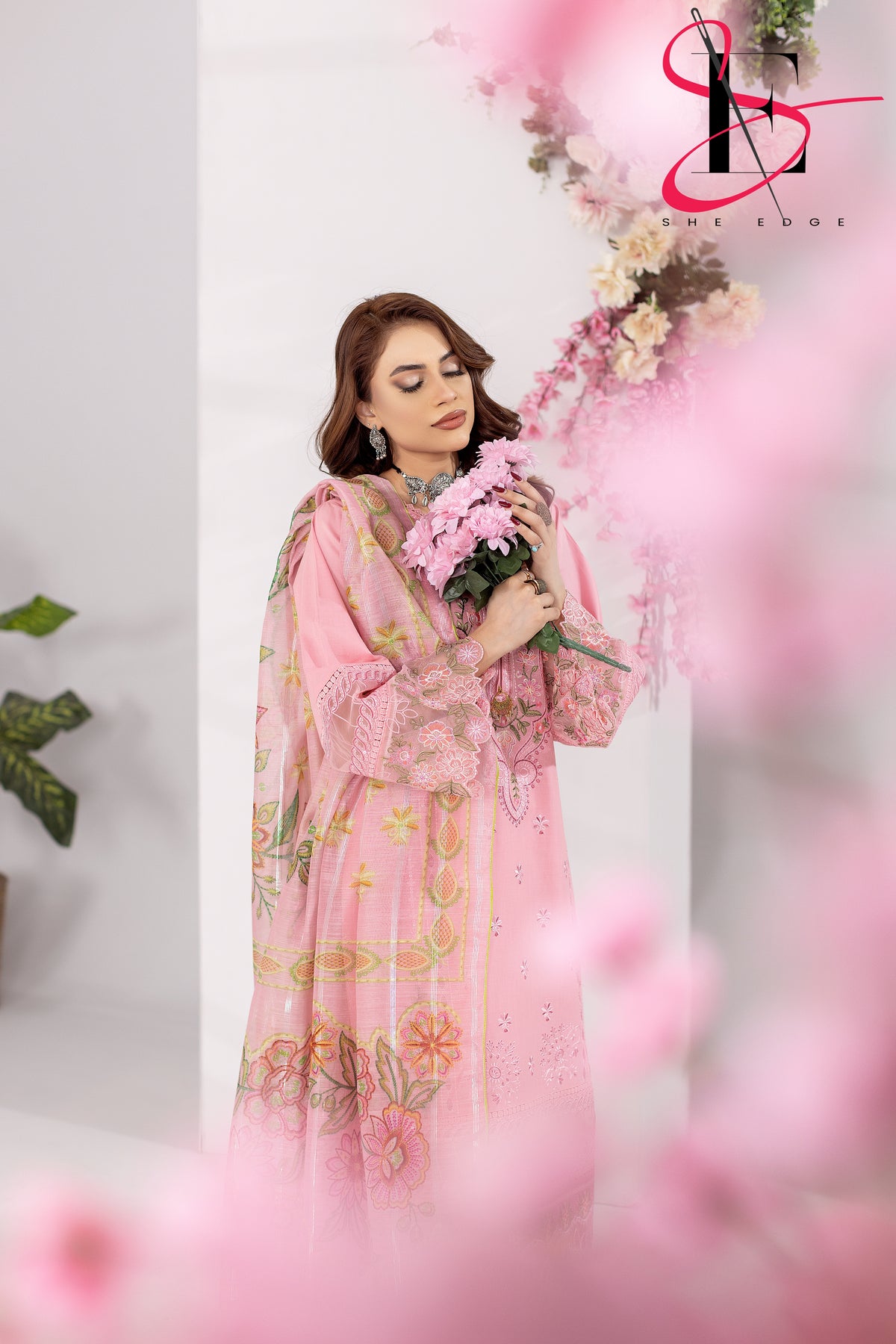 Three Piece Stitched Embroidered Suit - Summers 2025