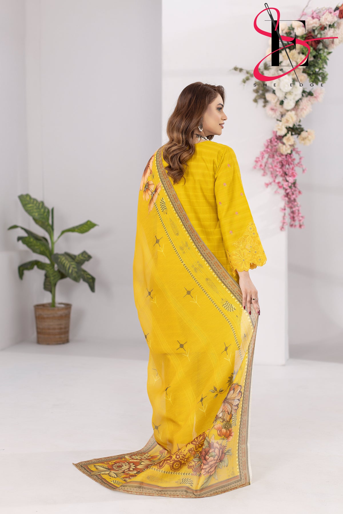 Three Piece Stitched Embroidered Suit - Summers 2025