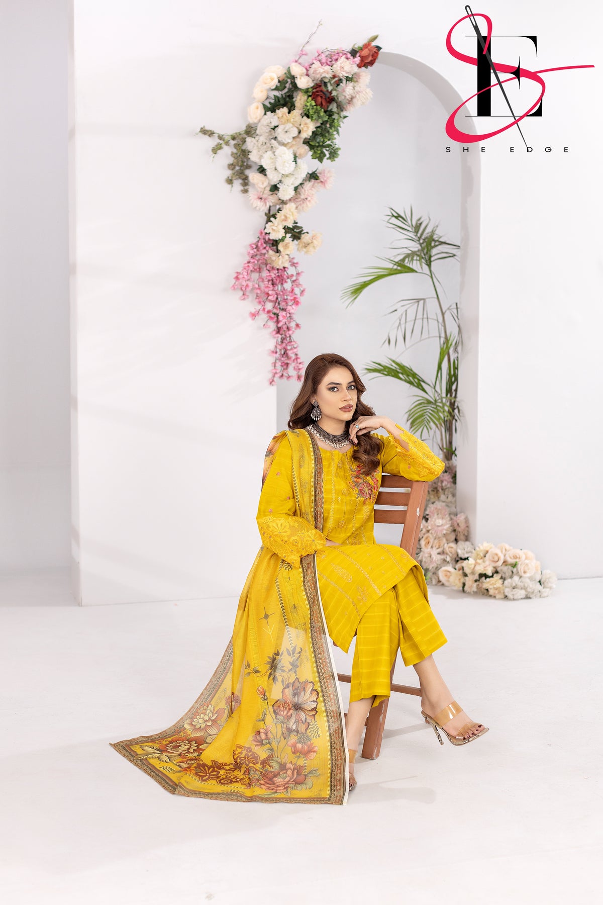 Three Piece Stitched Embroidered Suit - Summers 2025