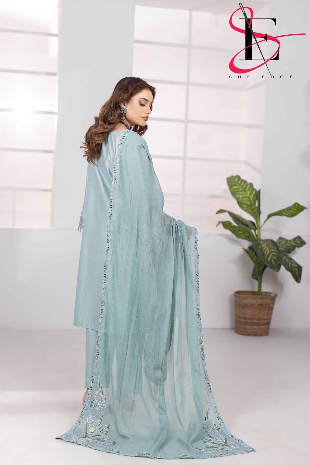 Three Piece Stitched Embroidered Suit - Summers 2025