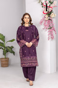Two Piece Stitched Embroidered Casual Suit with FARSHI SHALWAR - Summers 2025