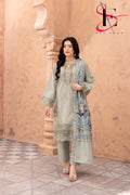 Three Piece Stitched Embroidered Suit - Winters 2025