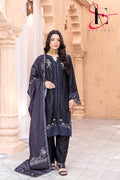 Three Piece Stitched Embroidered Suit - Winters 2025
