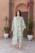 Three Piece Stitched Embroidered Suit - Winters 2025
