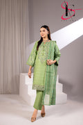 Three Piece Stitched Embroidered Suit - Winters 2025