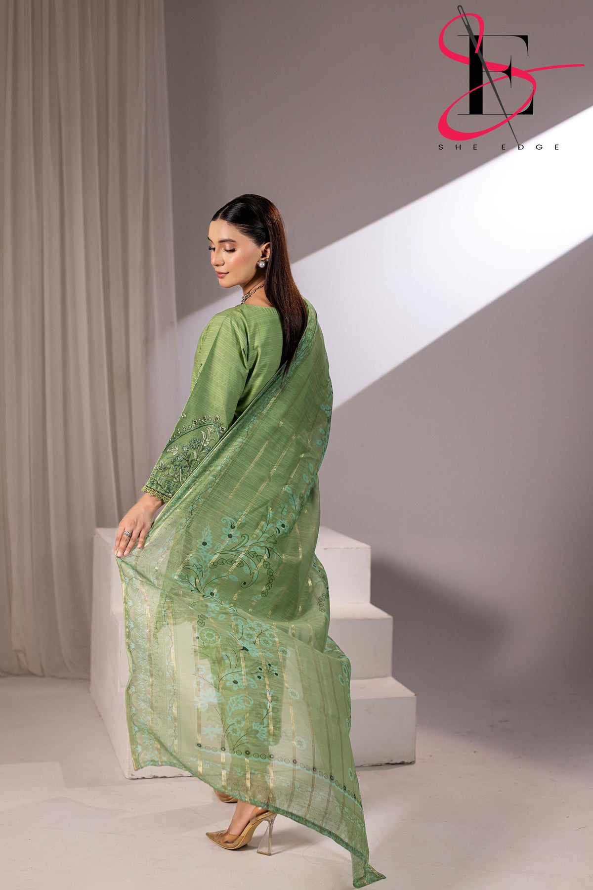 Three Piece Stitched Embroidered Suit - Winters 2025