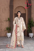 Three Piece Stitched Embroidered Suit - Winters 2025