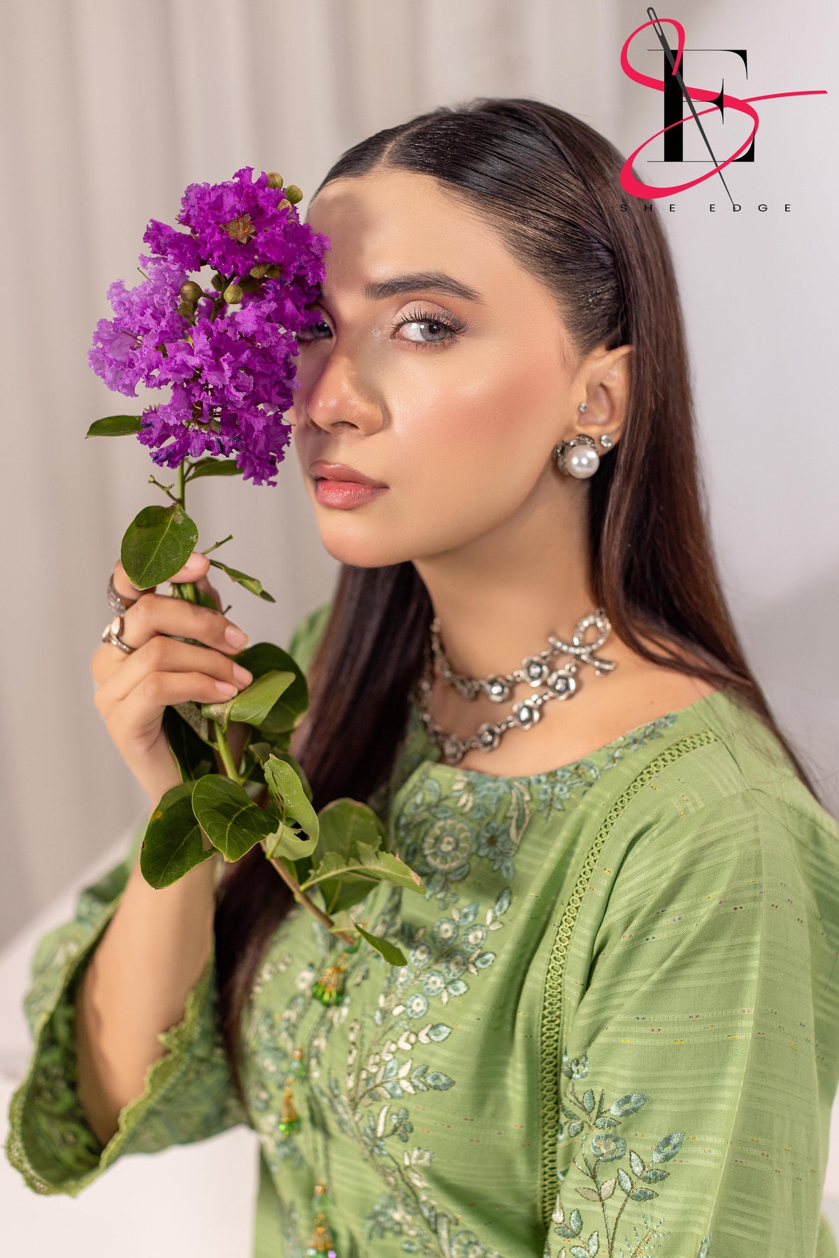 Three Piece Stitched Embroidered Suit - Winters 2025