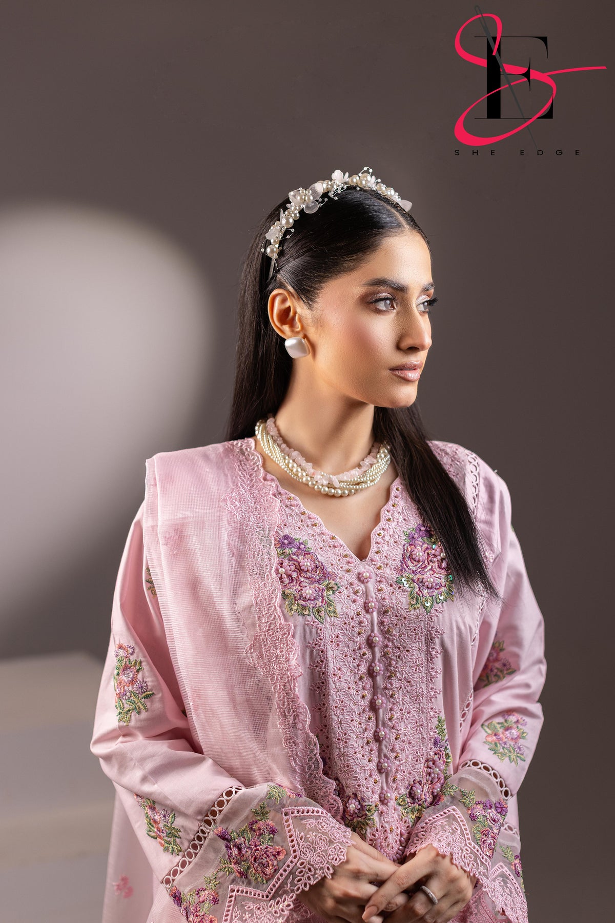 Three Piece Stitched Embroidered Suit - Winters 2025