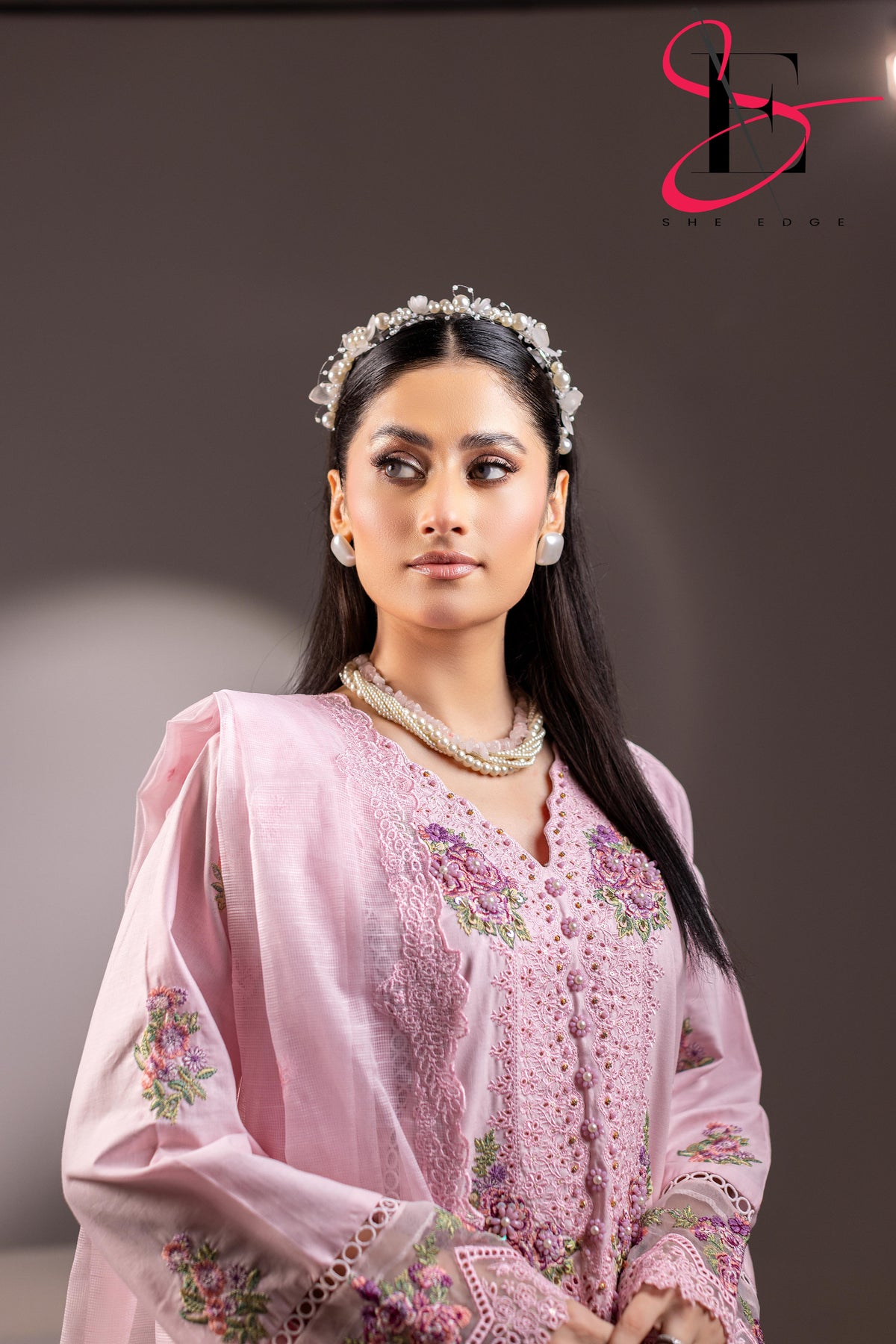 Three Piece Stitched Embroidered Suit - Winters 2025