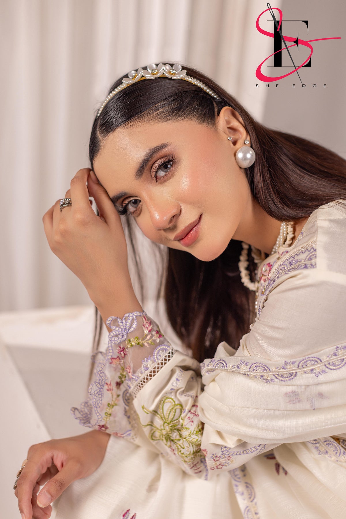 Three Piece Stitched Embroidered Suit - Winters 2025