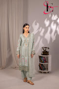 Three Piece Stitched Embroidered Suit - Winters 2025