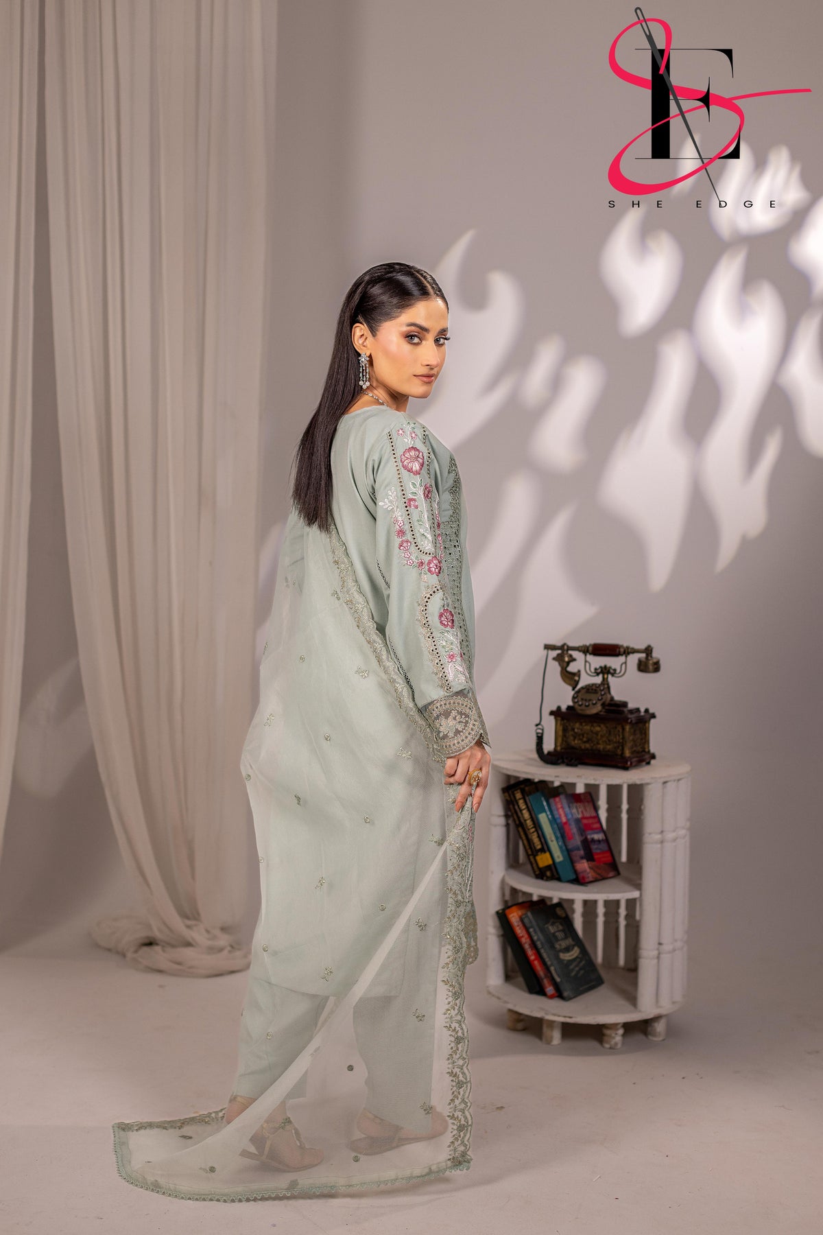 Three Piece Stitched Embroidered Suit - Winters 2025