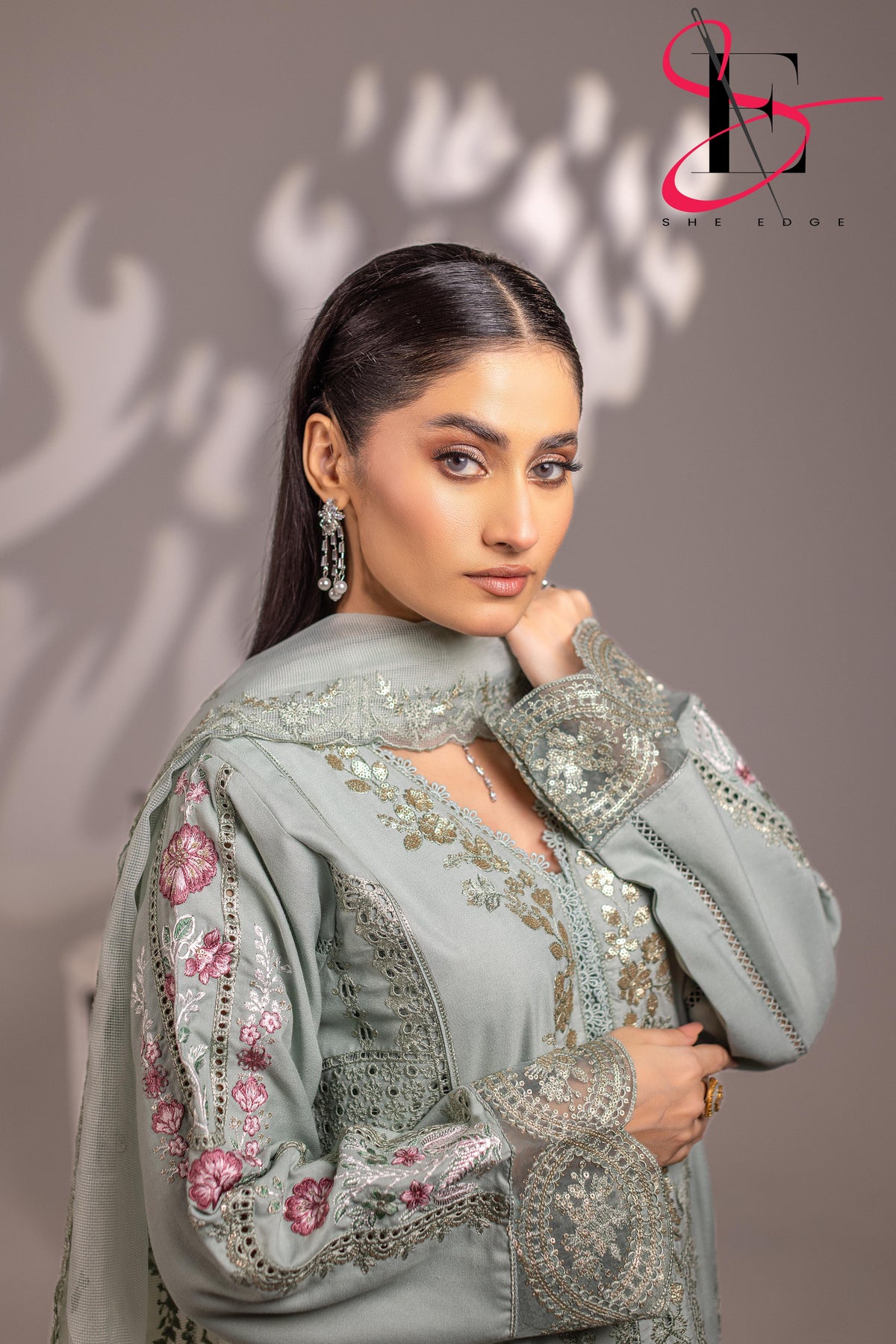 Three Piece Stitched Embroidered Suit - Winters 2025