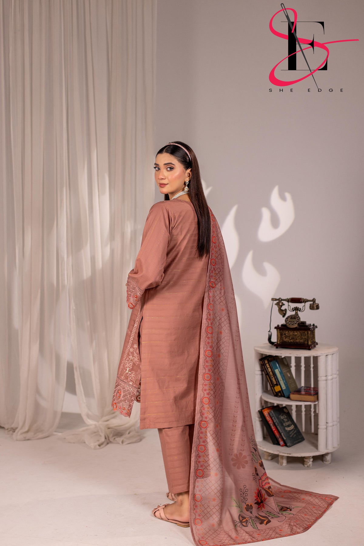 Three Piece Stitched Embroidered Suit - Winters 2025