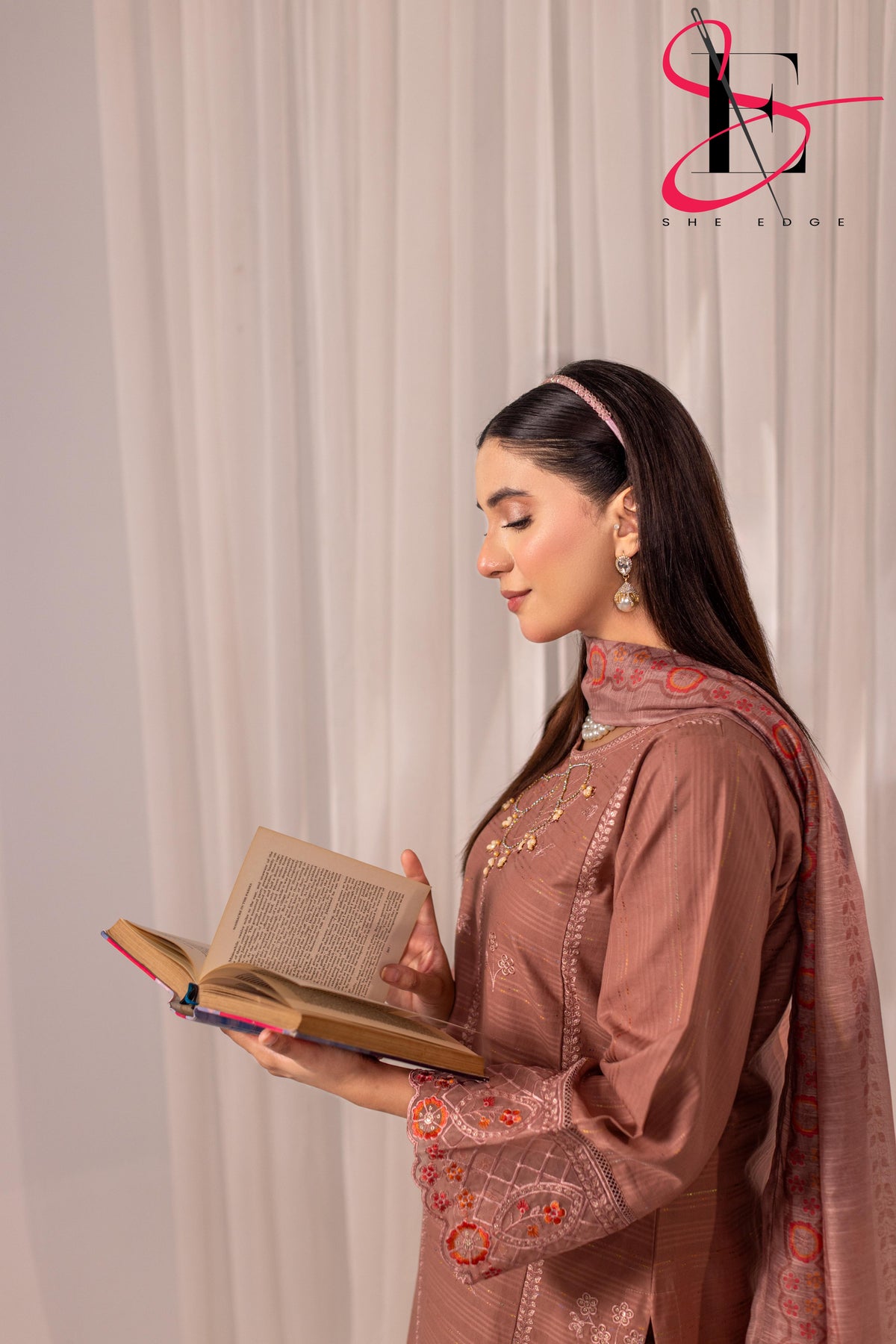 Three Piece Stitched Embroidered Suit - Winters 2025