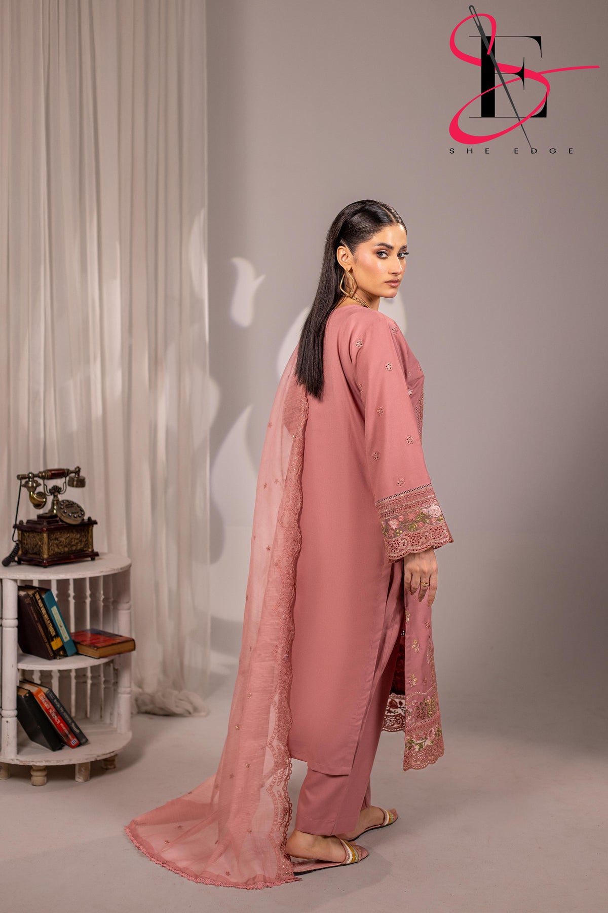 Three Piece Stitched Embroidered Suit - Winters 2025