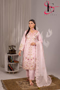 Three Piece Stitched Embroidered Suit - Winters 2025