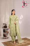 Three Piece Stitched Embroidered Suit - Winters 2025