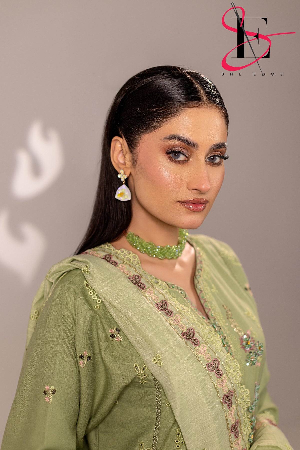 Three Piece Stitched Embroidered Suit - Winters 2025