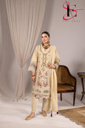 Three Piece Stitched Embroidered Suit - Winters 2025