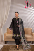 Three Piece Stitched Embroidered Suit - Winters 2025