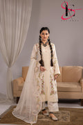 Three Piece Stitched Embroidered Suit - Winters 2025