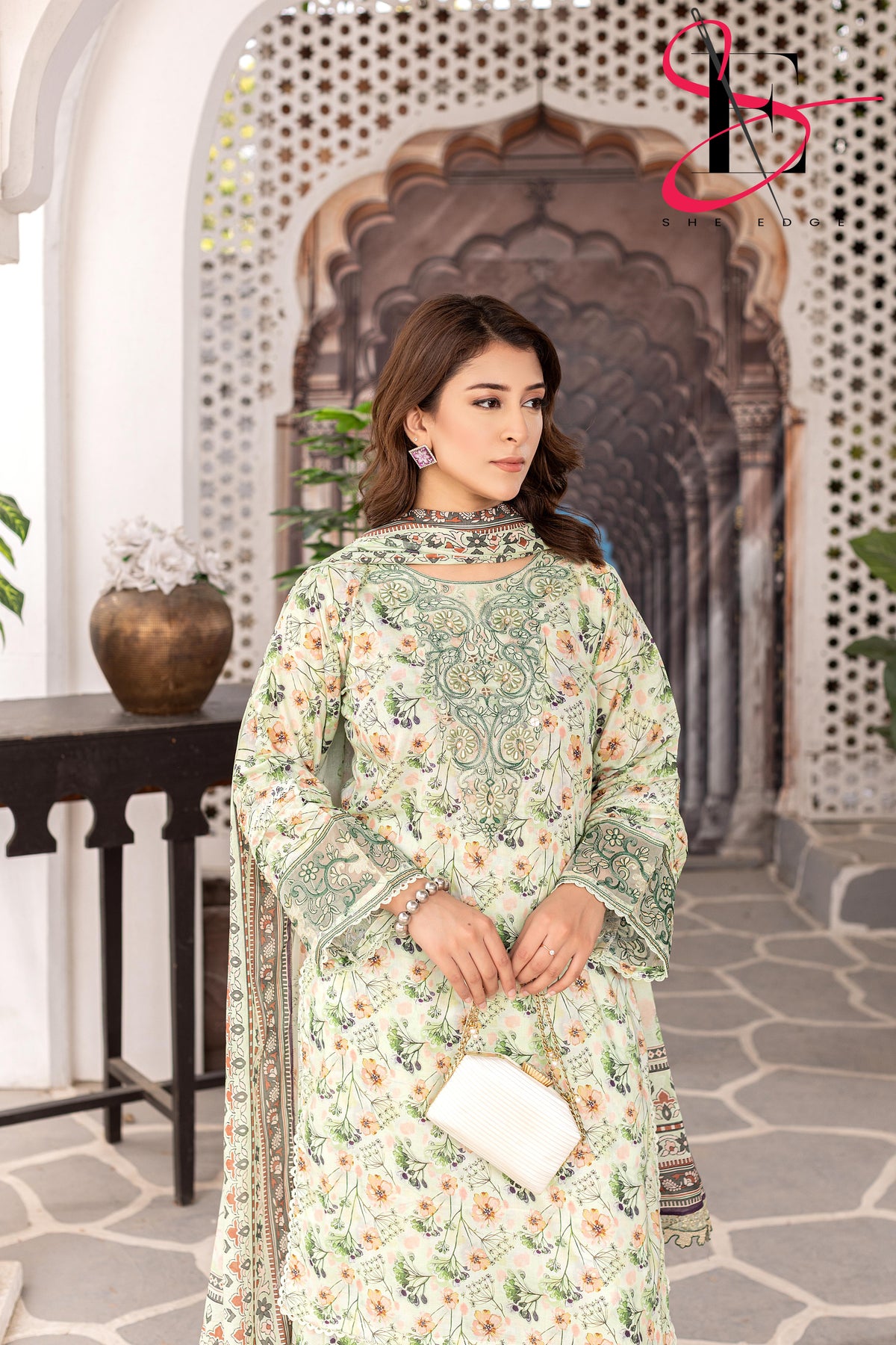Three Piece Stitched Embroidered Suit - Summers 2025