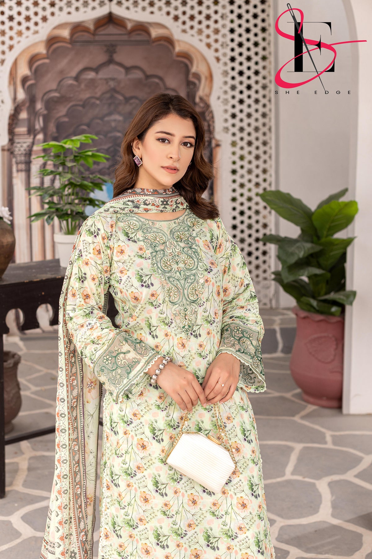 Three Piece Stitched Embroidered Suit - Summers 2025