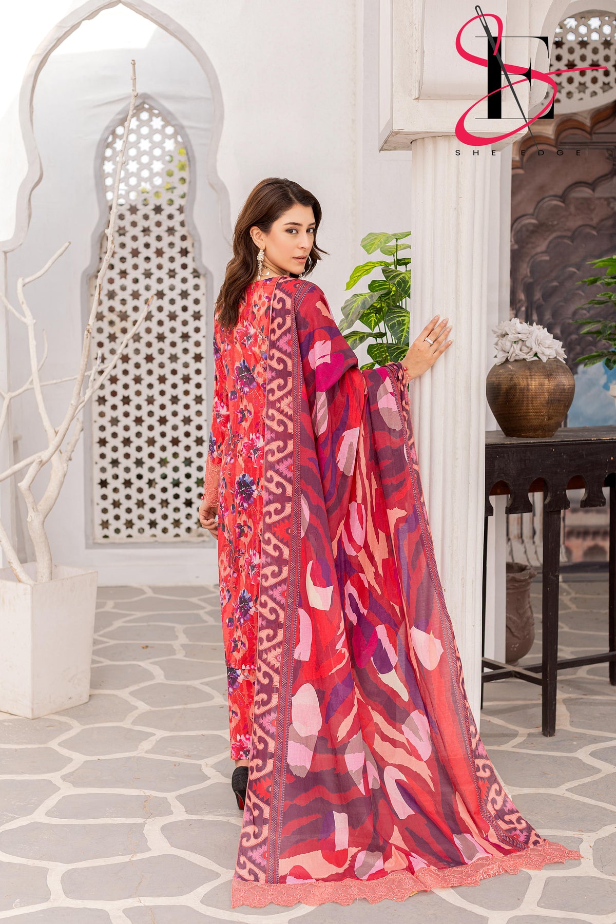 Three Piece Stitched Embroidered Suit - Summers 2025
