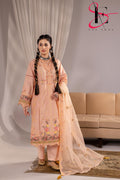 Three Piece Stitched Embroidered Suit - Winters 2025