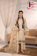 Three Piece Stitched Embroidered Suit - Winters 2025