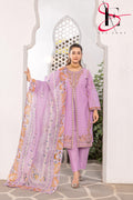 Three Piece Stitched Embroidered Suit - Summers 2025