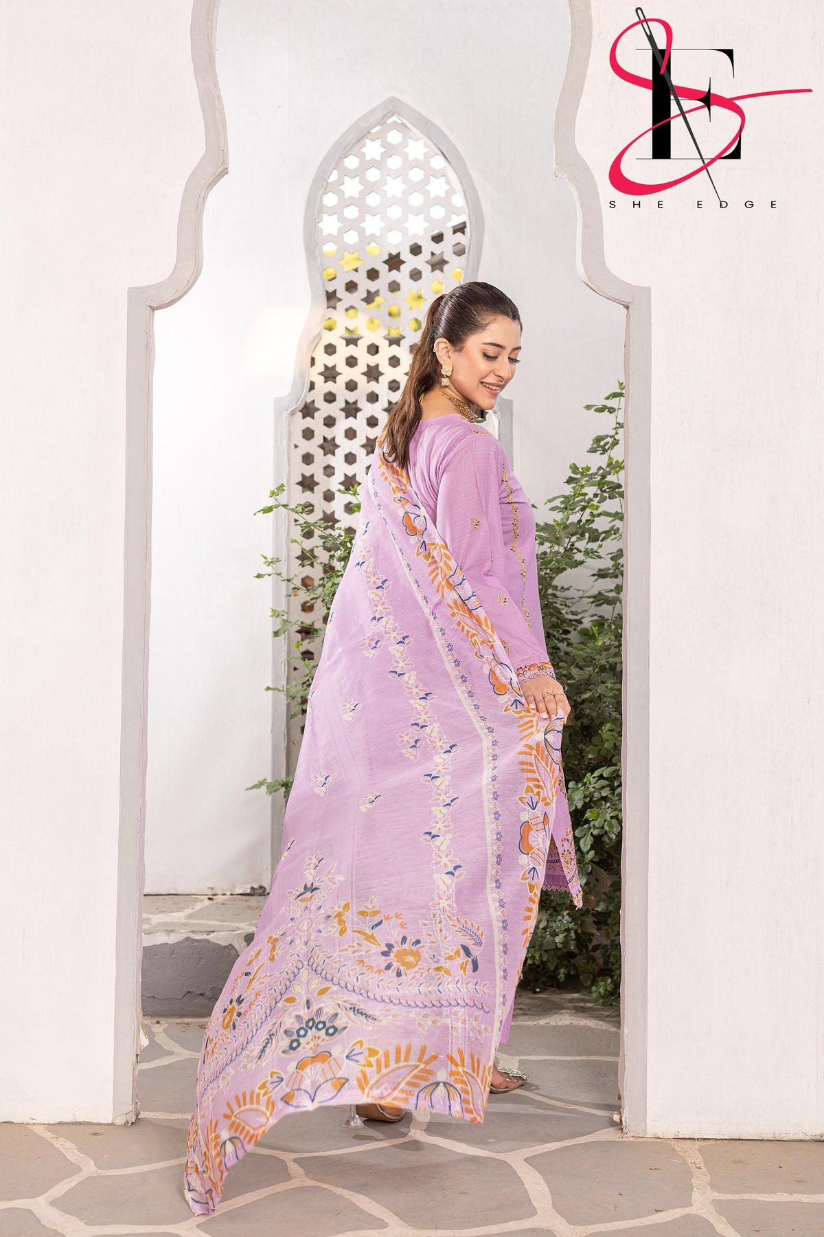 Three Piece Stitched Embroidered Suit - Summers 2025
